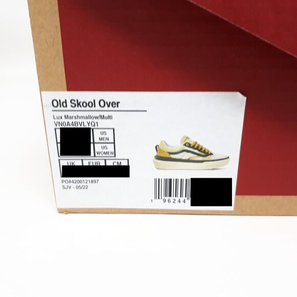Vans Old Skool Overt CC Stacked Platform Shoe Sneaker Lux White Yellow Womens US - Picture 9 of 11